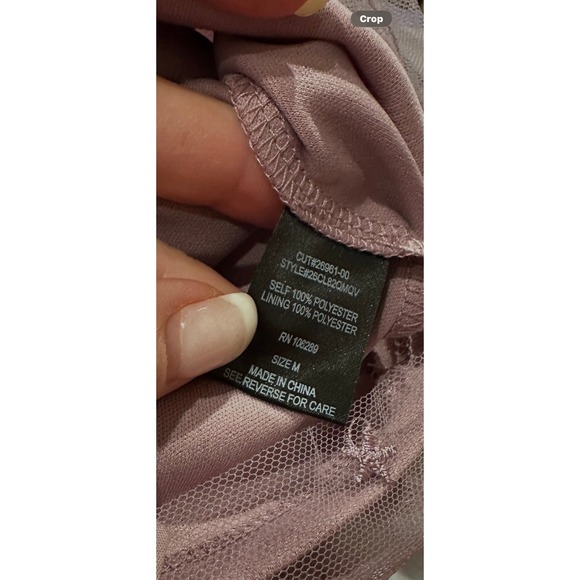 Formal Dress Lavender color Spaghetti Straps Size M Prom Cocktail Short - Picture 7 of 7